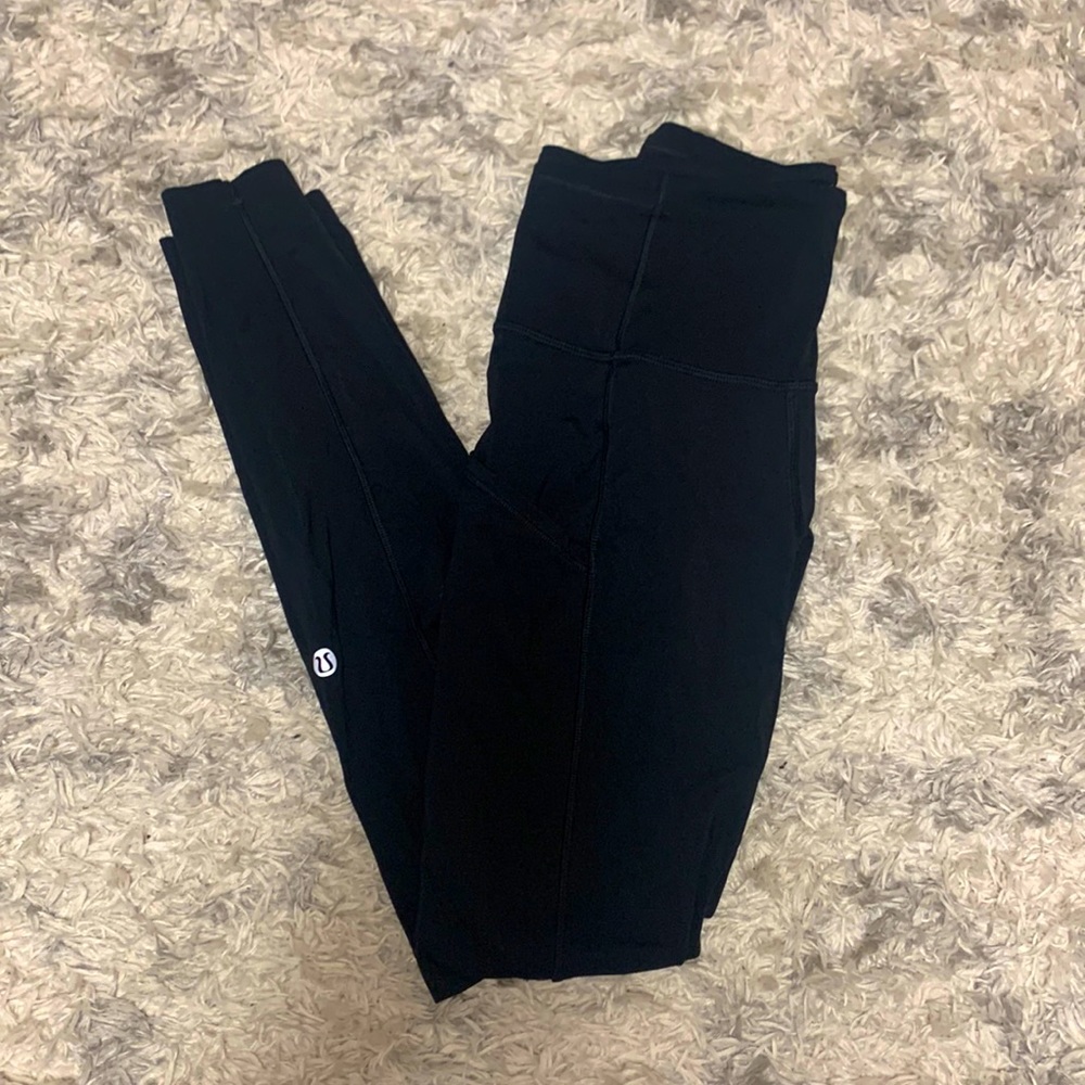 Lululemon Athletica Pants Fast and Free High Rise Leggings with Pockets